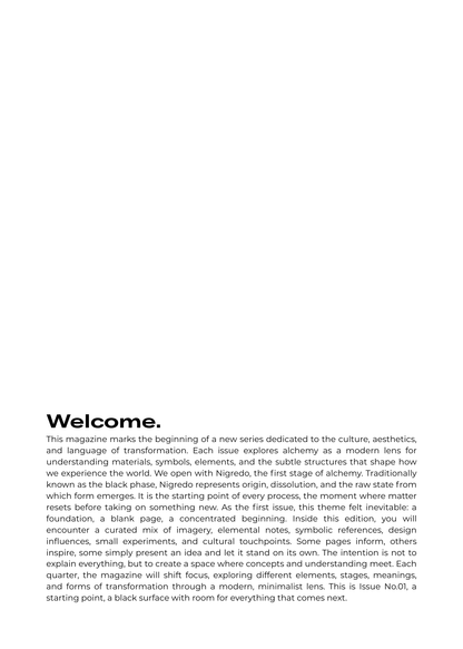 Alchemy magazine NO.01 - Digital Edition